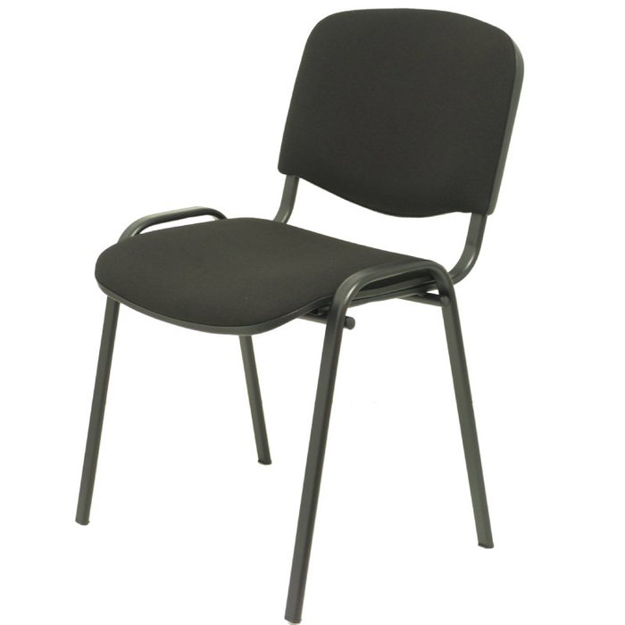 PIQUERAS Y CRESPO Alcaraz Silla Confidente Apilable con Asiento Tapizado ARAN Negro PIQUERAS Y CRESPO Alcaraz Silla Confidente Apilable con Asiento Tapizado ARAN Negro